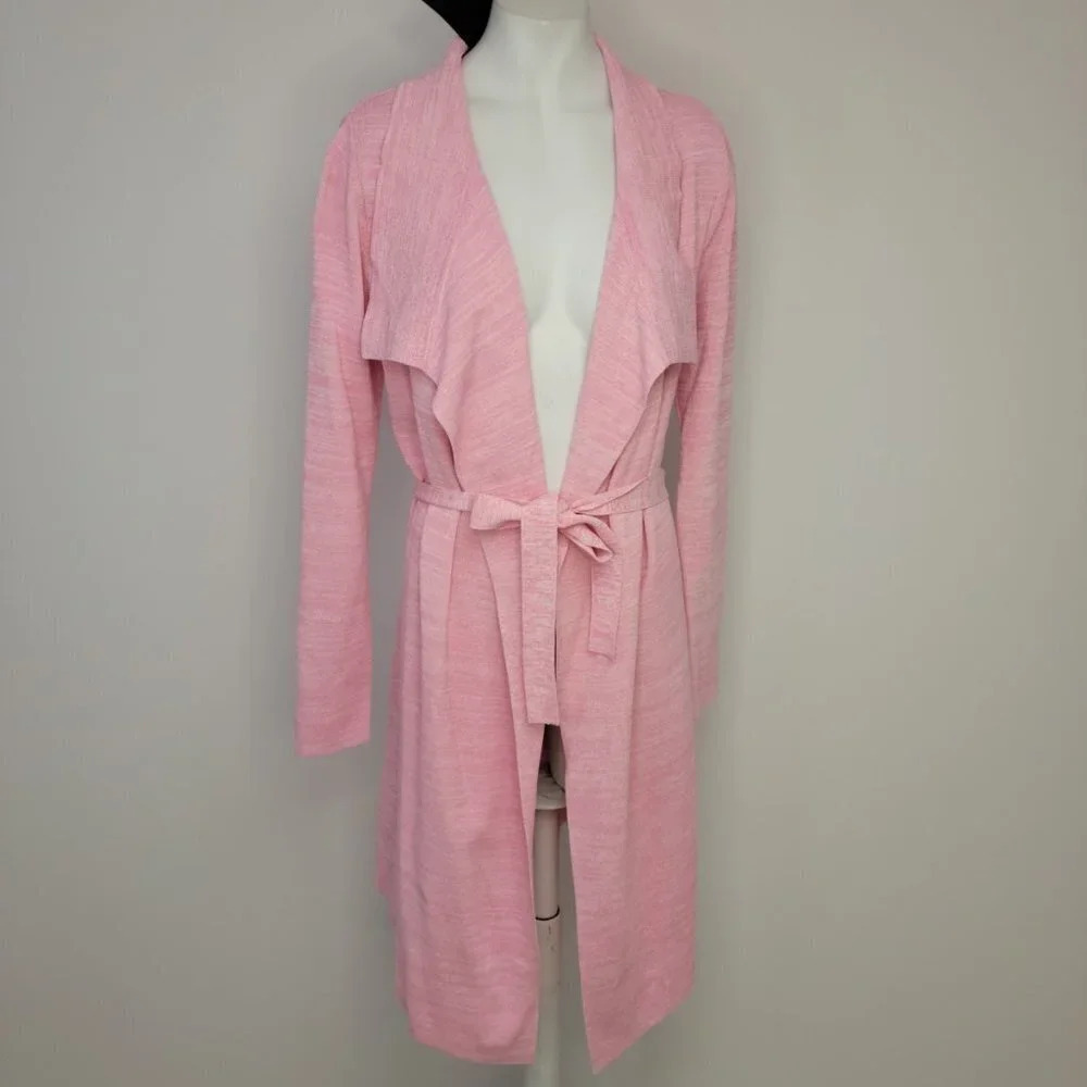 PORTMANS Australia Waterfall Long Stretch  Cardigan Barbie Barbiecore